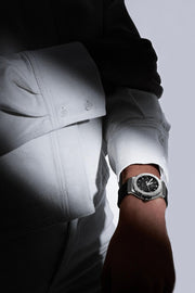 Hublot Classic Fusion Titanium Nero 542.NX.1171.RX - cassa titanio - cinturino caucciù nero - quadrante nero con datario - polso